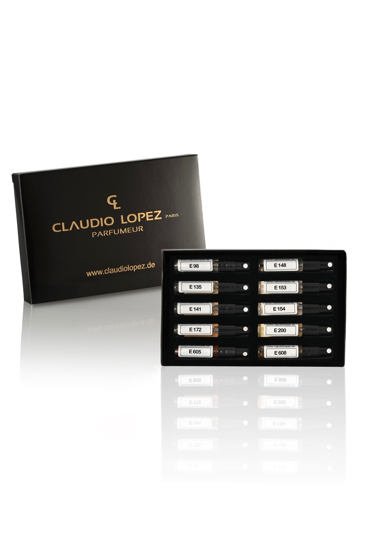 Claudio Lopez® - Tester Set Herrendüfte (30ml) Eau de Parfum 10er Pack je 3ml