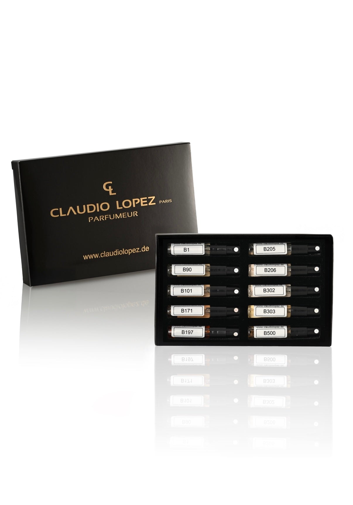 Claudio Lopez® - Tester Set Damendüfte (30ml) Eau de Parfum 10er Pack je 3ml