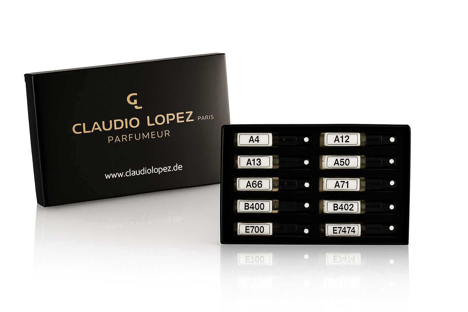 Claudio Lopez® - Tester Set Düfte Boutique Unisex (30ml) Extrait de Parfum 10er Pack je 3ml